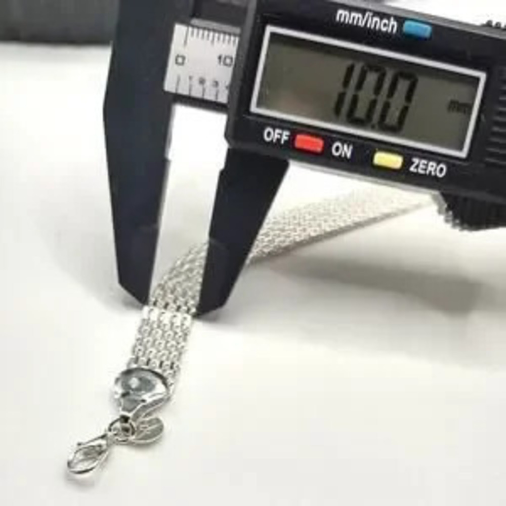 925 Silver Plated Bracelet Chainmail Weave Anniversary Birthday BOHO Gift NEW!